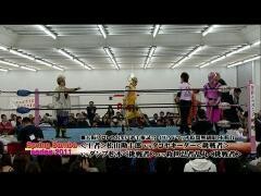 それいけ！大阪プロレス「松山勘十郎 vs タコヤキーダー vs ダンプ松本 vs 救世忍者乱丸」